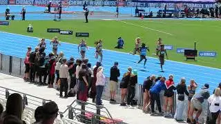 Финал забега на 100 метров среди девушек до 16 лет, Чемпионат Австралии среди школьников 2025 год...