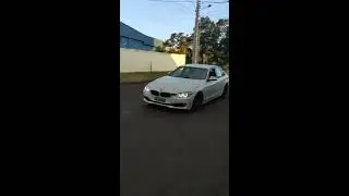 BMW 320 2014 pops and Bangs, downpipe e escapamento direto...