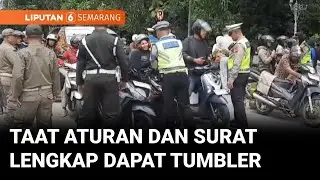Viral Tumbler KRL, Warga Taat Aturan dalam Razia Candi Dapat Wadah Minum | Liputan 6 Semarang