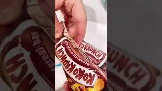 Satisfying Koko krunch breakfast chocolate cereal bar unboxing asmr #shorts #trending #asmr