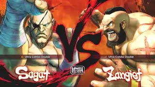 Ultra Street Fighter 4 - Sagat Vs Zangief [Hardest]