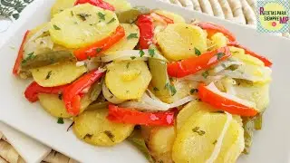 ⏩ Receta de PAPAS a lo POBRE, Deliciosa GUARNICIÓN, Fácil y Económica