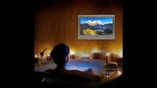 Haocrown waterproof bathroom TV installation_
