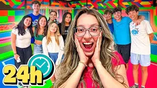 PASSAMOS 24 HORAS NO PARQUE DE TRAMPOLIM COM NOSSOS AMIGOS YOUTUBERS NOS ESTADOS UNIDOS