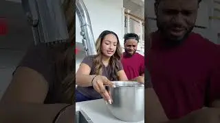 The bowl got stuck prank #stuck #bowl #prank #funny #husband #funnypranks #prankvideo #interesting
