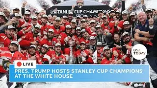 Stanley Cup champions Florida Panthers visit the White House