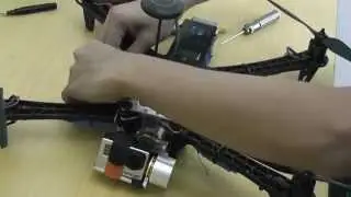 How to front mount 2 axis brushless gimbal to reptile Frame (tbs pro style)