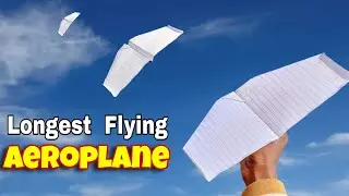 Make A Longest Flying Paper Plane, Origami Paper Bed, Flying Best Bird Plane