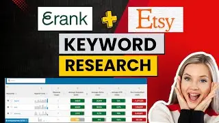 How to use eRank for Etsy Keyword Research | Etsy hot winning product method | eRank tutorial | SEO|