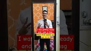 My first salary #firstsalary #salary #firsttime #happiness #viral @UKMScWALA1
