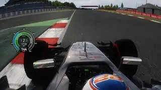 BUTTON Onboard At N&uuml;rburgring with 2014 MP4-29 | New MP4-29 Mod!