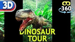 Dinosaur Tour #VR180 #stereoscopic #3D #VirtualReality #VR #180Video