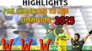 PAK CHAMPIONS VS AUS CHAMPION TODAY MATCH HIGHLIGHTS 2025 | PAKvsAUS