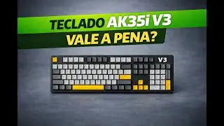 Teclado Mec&acirc;nico Barato, entrega muito pelo pre&ccedil;o - AK35I V3