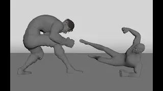Fight Animation in maya