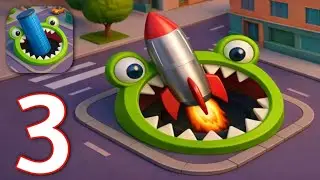 Hole.io - Gameplay Walkthrough Part 3  (Android, iOS)