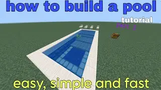 How to build a swimming pool | tutorial part 2