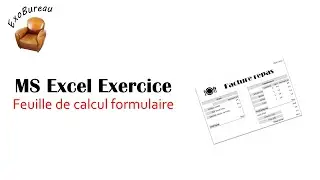 Excel Exercice Facture restaurant (Partie 1)