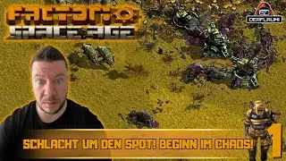 FACTORIO SPACE AGE Gameplay German #01 | Intense start to the DLC! Fight for the spot! NO MERCY!