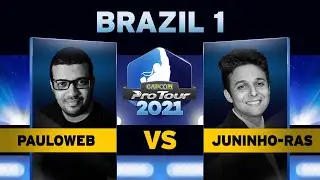 JUNINHO-RAS (Ryu) vs. Pauloweb (Laura) - Top 16 - Capcom Pro Tour 2021 Brazil 1