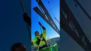 Ironworkers day : Setting steel in NY with oradell #construction #ironworker #local11 #shorts #NY