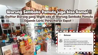 TIPS SUKSES MEMBUKA WARUNG SEMBAKO MODAL KECIL &bull; BARANG YANG WAJIB ADA DI WARUNG SEMBAKO PEMULA