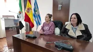La alcaldesa Ana Belén Fernández recibe a un grupo de usuarias de la asociación Asociacion Apoyat
