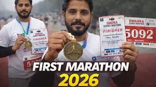 My First Marathon Experience 🏃&zwj;♂️ | 2026 | Proud Finisher 🏅