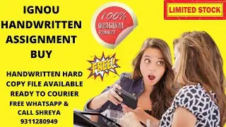 ignou handwritten assignment buy 9311280949