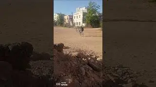 ooo wheelie practice 🔥 on stunt point #bicycle #stunt #cycle #trending