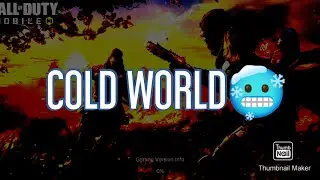 Cold world cod montage🥶