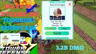 Wave 50 Extreme INF Full Skip | Todoroki Showcase | All Star Tower Defense
