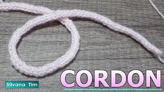 C&oacute;mo tejer un CORD&Oacute;N con dos agujas. Tutorial # 646