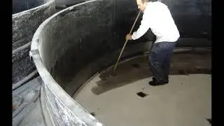 Assembly of Dissassembled Fiberglass Round Aquaculture Tanks