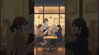 Rainy day after work cozy dinner| Ghibli style ASMR|#ghiblistyle #shorts #asmr #sillyfunnyai #ghibli