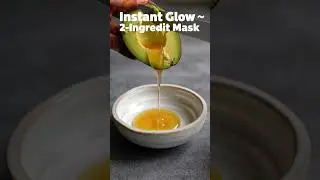 Avocado & Honey = GLOW ✨ (Easy DIY Face Mask!)