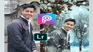 Picsart Winter Snowfall Special photo editing tutorial - picsart winter special photo editing