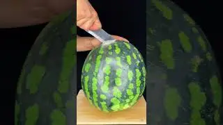 Super Satisfying ASMR Watermelon Cutting 🍉🔪 | Crisp Sounds & Juicy Relaxation #asmr