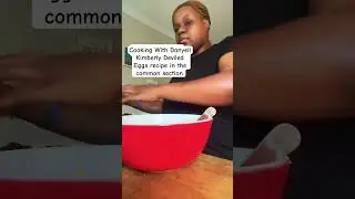 Cooking With Danyell Kimberly Deviled Eggs recipe in the common section. #deviledeggs  #eggs