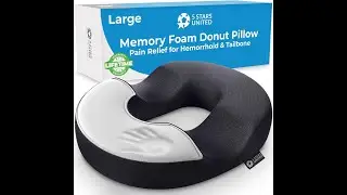 5 STARS UNITED Donut Pillow Hemorrhoid Tailbone Cushion @EvaHealthEssentials