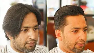 HAIRCUT TUTORIAL CLASSIC - slick sidepart - AWESOME