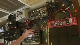 octatrack + minilogue + nord drum + guitar = live looping jam