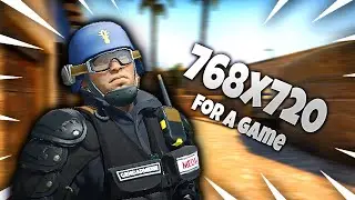 768x720 for a game in CS:GO 🌟