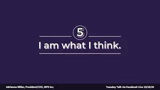 Statement 5: Self Image and Recovery