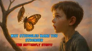 Embrace Your Struggles The Butterfly Story | Learn English Through Motivation🔥| Listening Practice✅️