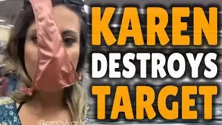 COVID Karen Goes WILD in Target &mdash; Store Left in CHAOS!
