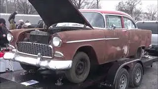 1955 Chevy Sedan Rusted Project Dreamgoatinc Classic Video Hot Rods and Customs
