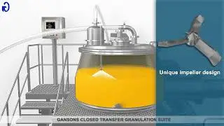 Gansons Yaş Granülasyon Proses Akışı / EMA Engineering