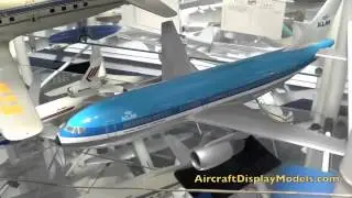 VIdeo 14) Anthony Lawler airline display model collection - KLM Lockheed 14 Viscount 700