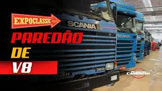Você NUNCA viu TANTOS V8 clássicos juntos! Um rolê pelos caminhões mais raros da Expoclassic 2025!